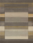 Rugs Fireplace Rugs 94" x 126" x 0.47" Grey Polypropylene Oversize Rug 8560 HomeRoots