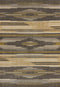 Rugs Fireplace Rugs 94" x 126" x 0.47" Grey Polypropylene Oversize Rug 8570 HomeRoots