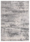 Rugs Floor Rugs - 118" x 158" x 0.39" Grey Polyester/Olefin Oversize Rug HomeRoots