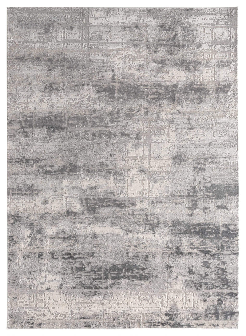 Rugs Floor Rugs - 118" x 158" x 0.39" Grey Polyester/Olefin Oversize Rug HomeRoots