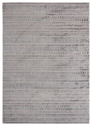 Rugs Floor Rugs 150" x 180" x 0.36" Grey Polyester/Olefin Oversize Rug 7920 HomeRoots