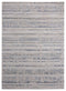 Rugs Floor Rugs 23" x 36" x 0.39" Blue Polyester/Olefin Accent Rug 7900 HomeRoots