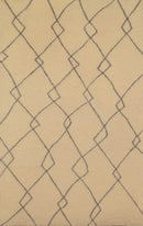 Rugs Floor Rugs - 94" x 126" x 0.79" Grey Polyester Oversize Rug HomeRoots