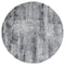 Rugs Floor Rugs - 94" x 94" x 0.39" Grey Polyester/Olefin Round Rug HomeRoots
