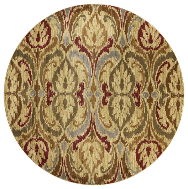 Rugs Gold Area Rugs - 23" X 35" X 0.'5" Gold Polypropylene Rug HomeRoots