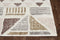 Rugs Gold Area Rugs - 27" X 90" X 0.'75" Ivory/Gold Polyester Rug HomeRoots
