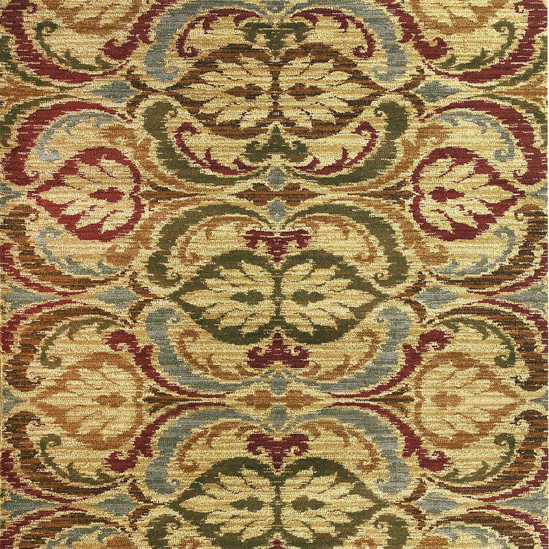 Rugs Gold Area Rugs - 63" X 63" X 0.'5" Gold Polypropylene Rug HomeRoots