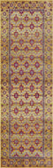 Rugs Gold Area Rugs - 63" X 91" X 0.'25" Gold Polypropylene Rug HomeRoots