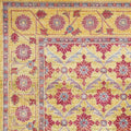 Rugs Gold Area Rugs - 94" X 134" X 0.'25" Gold Polypropylene Rug HomeRoots