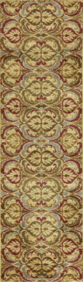 Rugs Gold Area Rugs - 94" X 94" X 0.'5" Gold Polypropylene Rug HomeRoots