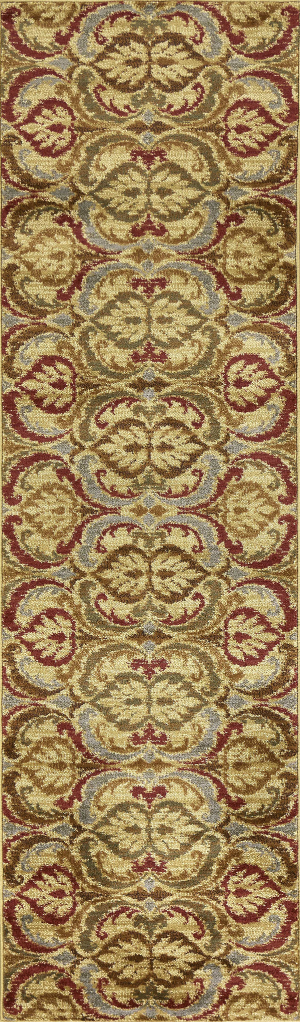 Rugs Gold Area Rugs - 94" X 94" X 0.'5" Gold Polypropylene Rug HomeRoots
