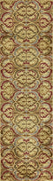 Rugs Gold Area Rugs - 94" X 94" X 0.'5" Gold Polypropylene Rug HomeRoots