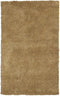 Rugs Gold Rug - 3'3" x 5'3" Polyester Gold Area Rug HomeRoots