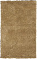 Rugs Gold Rug - 5' x 7' Polyester Gold Area Rug HomeRoots