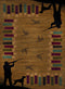 Rugs Gold Rug 6 x 86" x 0.4" Gold Polypropylene Area Rug 6683 HomeRoots