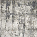 Rugs Gray Area Rug - 105" X 156" X 0.'25" Grey Polyester / Viscose Rug HomeRoots
