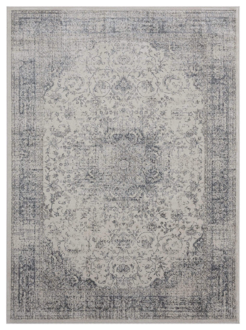 Rugs Gray Area Rug - 150" x 180" x 0.31" Grey Olefin Rug HomeRoots