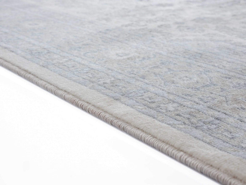 Rugs Gray Area Rug - 150" x 180" x 0.31" Grey Olefin Rug HomeRoots