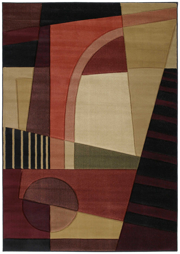 Rugs Gray Area Rug - 22" x 32" x 0.47" Green Polypropylene Accent Rug HomeRoots