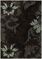 Rugs Gray Area Rug - 22" x 32" x 0.47" Smoke Blue Polypropylene Accent Rug HomeRoots