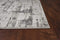Rugs Gray Area Rug - 26" X 90" X 0.'25" Grey Polyester / Viscose Rug HomeRoots