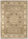Rugs Gray Area Rug 31" x 50" x 0.47" Beige Polypropylene Accent Rug 8468 HomeRoots