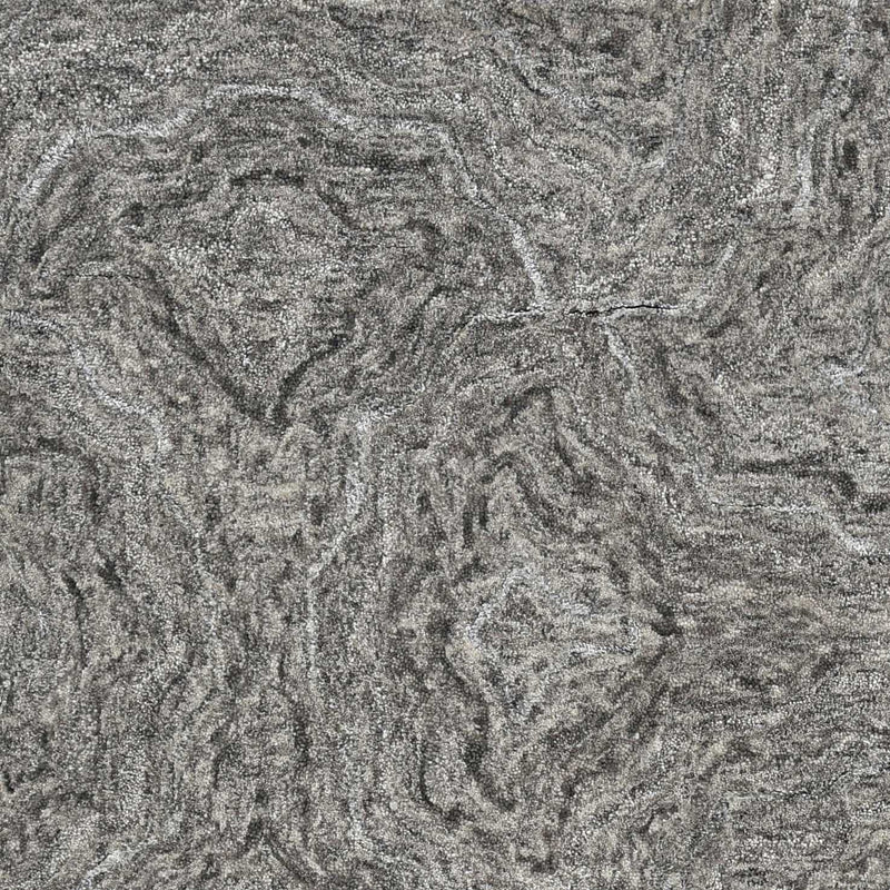Rugs Gray Area Rug - 60" X 84" X 0.'5" Grey Wool / Viscose Rug HomeRoots