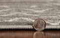 Rugs Gray Area Rug 63" X 91" X 0.'5" Grey Polypropylene Rug 5387 HomeRoots