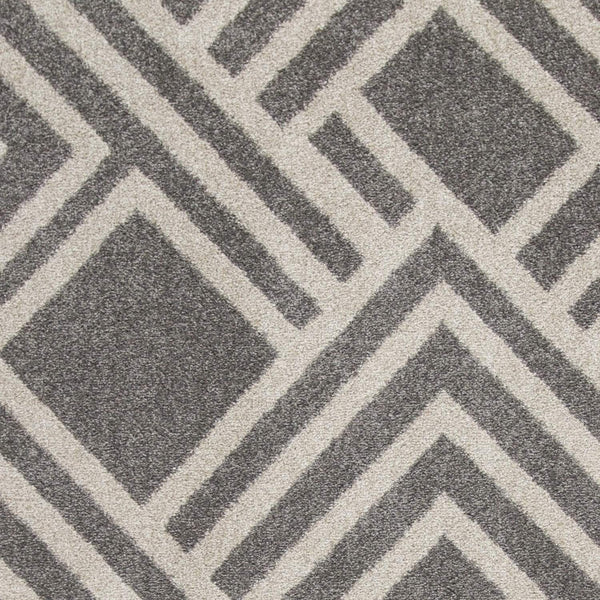 Rugs Gray Area Rug - 63" X 91" X 0.'5" Grey Polypropylene Rug HomeRoots