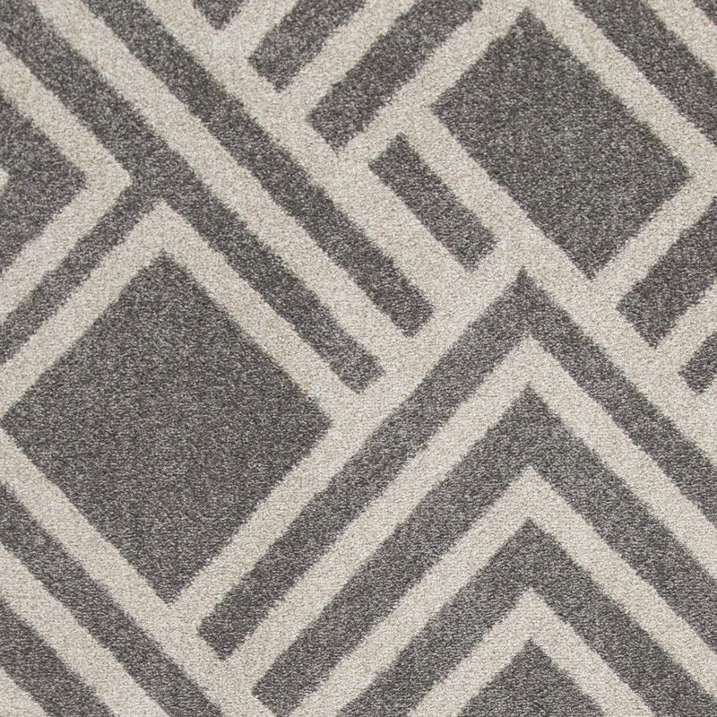 Rugs Gray Area Rug - 63" X 91" X 0.'5" Grey Polypropylene Rug HomeRoots
