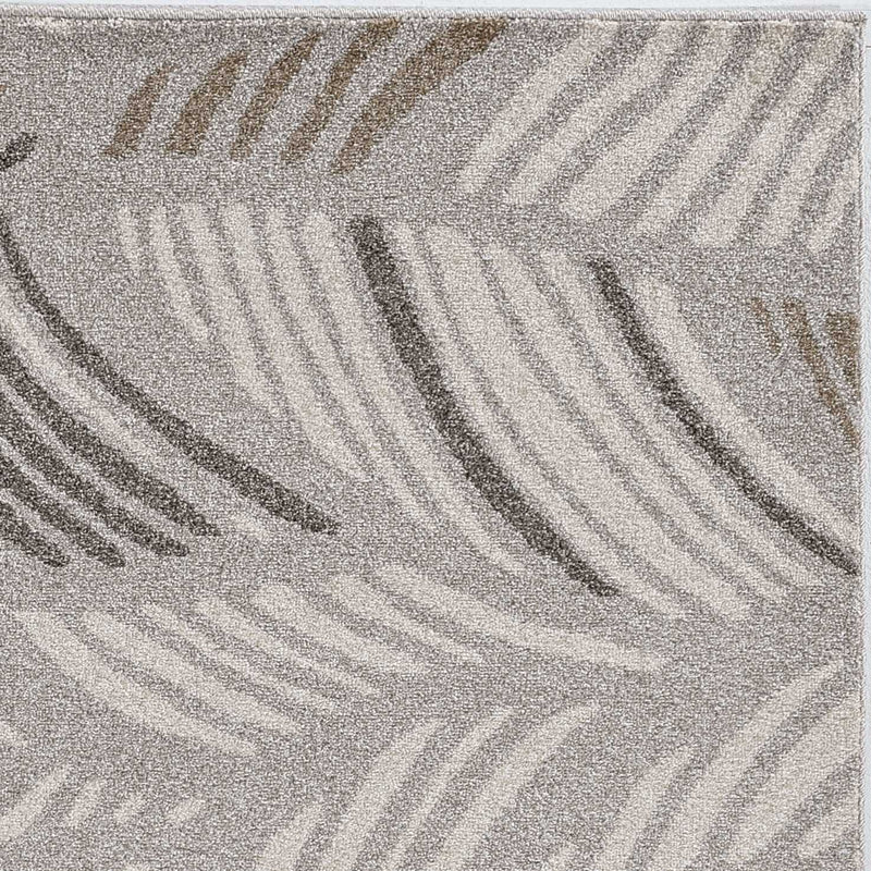 Rugs Gray Area Rug - 91" X 130" X 0.'5" Grey Polypropylene Rug HomeRoots