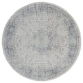 Rugs Gray Area Rug - 94" x 126" x 0.31" Grey Olefin Oversize Rug HomeRoots