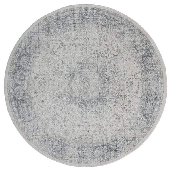 Rugs Gray Area Rug - 94" x 126" x 0.31" Grey Olefin Oversize Rug HomeRoots