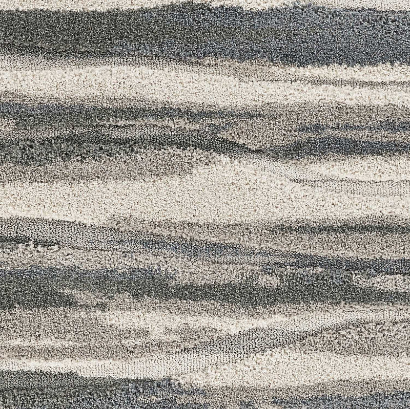 Rugs Gray Area Rug - 94" X 126" X 1" Grey Polypropylene Rug HomeRoots