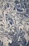 Rugs Gray Area Rug - 99" X 122" X 0.'5" Grey Polypropylene Rug HomeRoots
