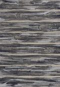 Rugs Gray Rug 3'3" x 4'11" Polypropylene Grey Area Rug 3636 HomeRoots