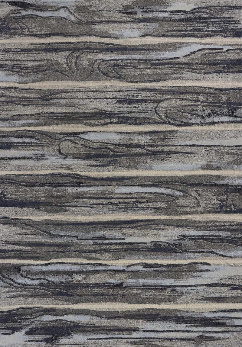 Rugs Gray Rug 3'3" x 4'11" Polypropylene Grey Area Rug 3636 HomeRoots