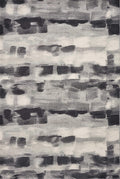 Rugs Gray Rug 3'3" x 4'11" Polypropylene Grey Area Rug 3638 HomeRoots