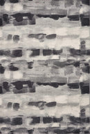 Rugs Gray Rug 3'3" x 4'11" Polypropylene Grey Area Rug 3638 HomeRoots