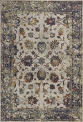 Rugs Gray Rug - 3'3"X 4'11" Polypropylene Grey Area Rug HomeRoots