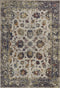 Rugs Gray Rug - 3'3"X 4'11" Polypropylene Grey Area Rug HomeRoots