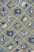 Rugs Gray Rug - 3'3" x 5'3" UV-treated Polypropylene Grey Area Rug HomeRoots