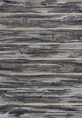 Rugs Gray Rug 5'3" x 7'7" Polypropylene Grey Area Rug 2510 HomeRoots