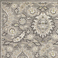 Rugs Gray Rug - 6'7" x 9'6" UV-treated Polypropylene Grey Area Rug HomeRoots