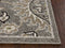 Rugs Gray Rug - 6'7" x 9'6" UV-treated Polypropylene Grey Area Rug HomeRoots