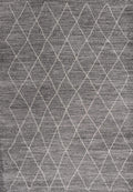 Rugs Gray Rug 7'10"X 10'10" Polypropylene Grey Area Rug 9937 HomeRoots