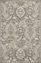 Rugs Gray Rug - 7'7" x 10'10" UV-treated Polypropylene Grey Area Rug HomeRoots