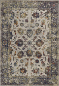 Rugs Gray Rug - 9'10" x 13'2" Polypropylene Grey Area Rug HomeRoots