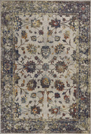 Rugs Gray Rug - 9'10" x 13'2" Polypropylene Grey Area Rug HomeRoots