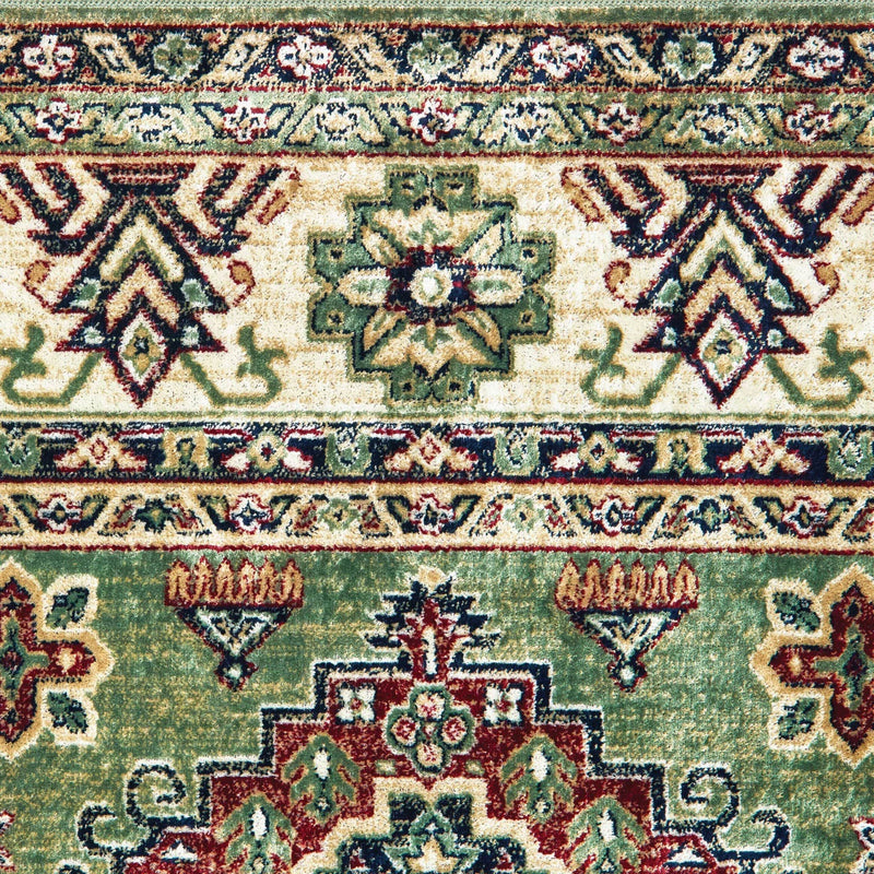 Rugs Green Area Rugs - 108" x 144" x 0.13" Green Viscose Oversize Rug HomeRoots